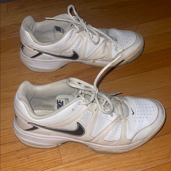 Nike City Court White and Black Sneakers - Picture 1 of 7